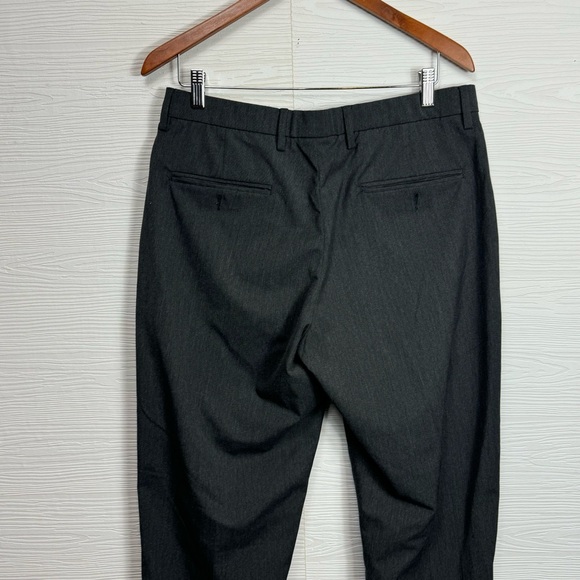 Daniel Hechter Paris Stretch Gray Dress Pants 36x32 - Picture 8 of 10